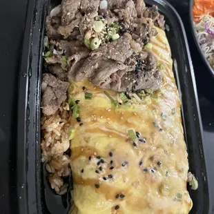 Egg Mari Fried Rice with rib eye bulgogi - SO GOOD