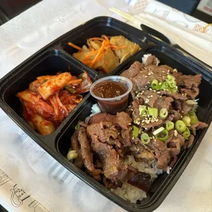 BBQ combo beef bulgogi