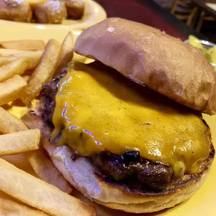 Cheeseburger and Fries