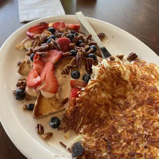 Cheese and Berry Toast