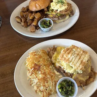 Green Chile Breakfast Burger