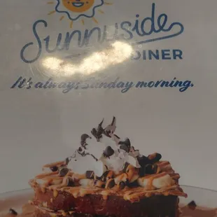 The front cover of the menu.