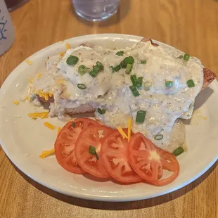 Southern eggs benedict