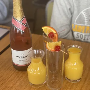 Mimosa with orange juice