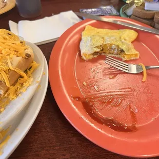 Goetta omelette. (Well what's left of it!)