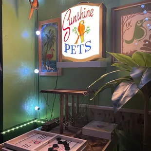 Inside. Games available!