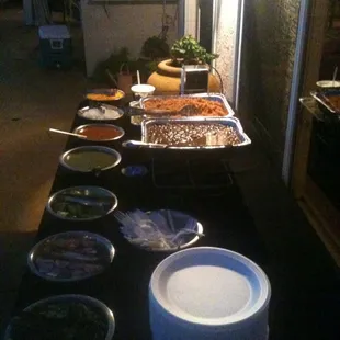 Great condiment bar