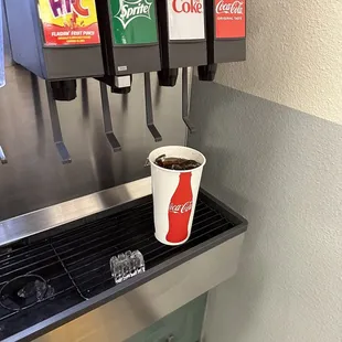 Getting the drink.....