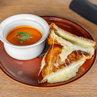 Grilled Cheese &amp; Tomato Soup