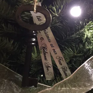 Personalized Christmas tree ornament