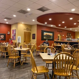 tables and chairs
