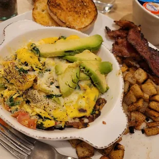 Bacon Avocado Scramble