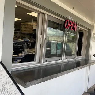Front takeout area