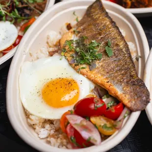 Branzilog

Seared branzino fish filet.