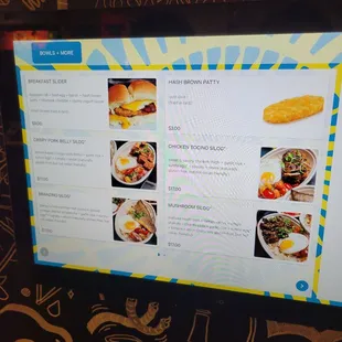 Menu (November 2023)