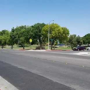 A perspective photo from Sandy Ridge Drive.