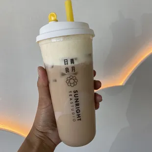 Ceylon Milk Tea with Cheese Foam