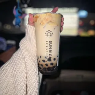 Creme brûlée boba milk