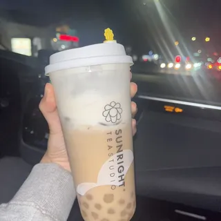 Pineapple Jasmine Tea w/ Cheese Foam