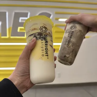 Oreo Brulee Boba Milk