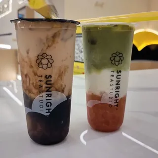 Strawberry Matcha Latte
