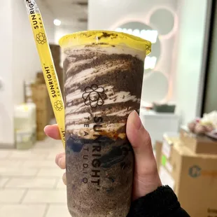 Oreo Brulee Boba Milk