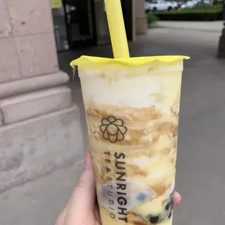 Creme Brulee Boba Milk
