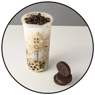 Oreo Brulee Boba Milk