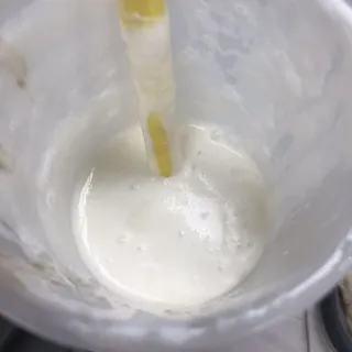 Chocolate Latte with Cheese Foam