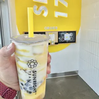 Creme Brulee Boba Milk