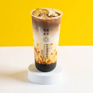 Brown Sugar Espresso Boba Oat Latte