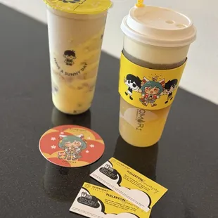 Pineapple Cheese Foam for the Omocat Series &amp; cream brulee milk tea 12.08.24