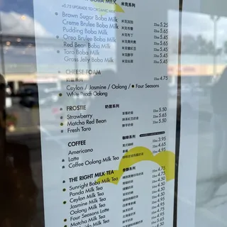 Chocolate Latte with Cheese Foam