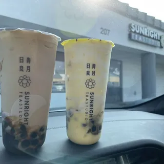 Creme Brulee Boba Milk