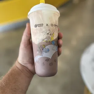 Chocolate w/ cheese foam