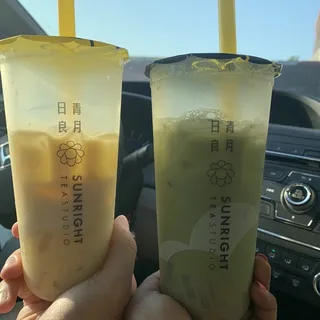 Strawberry Matcha Latte