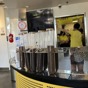 Tea is featured in their front counters haha