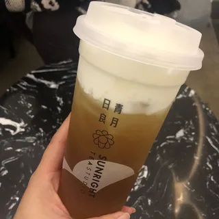 Chocolate Latte with Cheese Foam