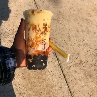 Creme Brulee Boba Milk