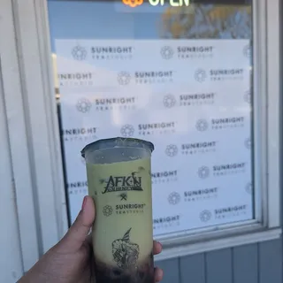 Brown Sugar Espresso Boba Oat Latte