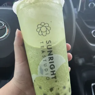 Matcha slush