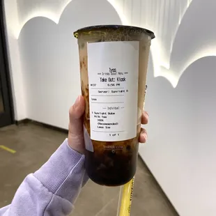 Sunright boba milk tea