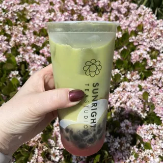Strawberry Matcha Latte