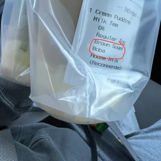 Cream Pudding Milk Tea