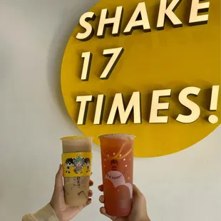 Jasmine Brulee Oat Latte + Grapefruit Jasmine Tea