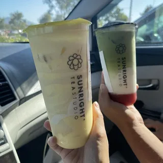 Strawberry Matcha Latte