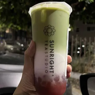 Strawberry Matcha Latte