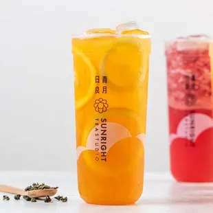 three different flavors of tea