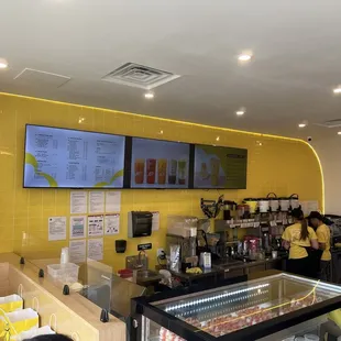 Behind the counter