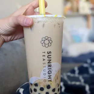 Pudding Boba Milk - so refreshing